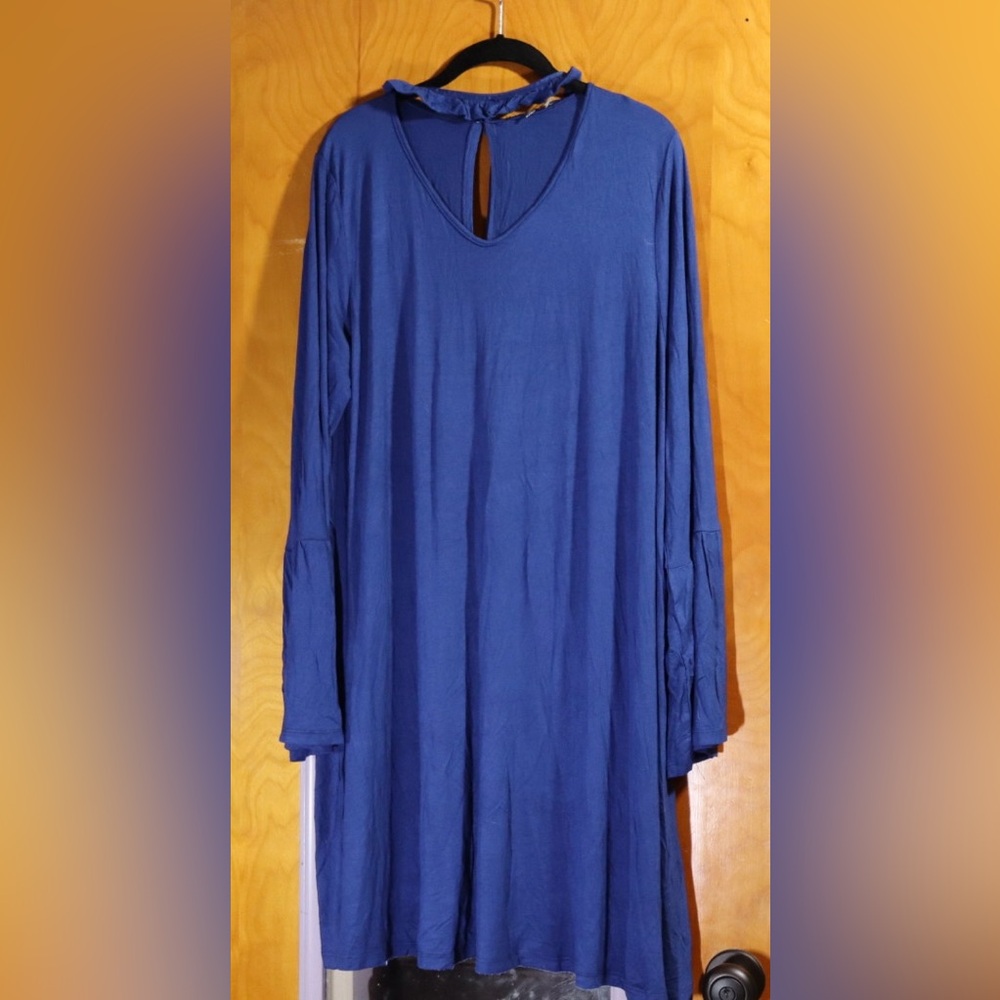 Moral Fiber blue dress, size 2X